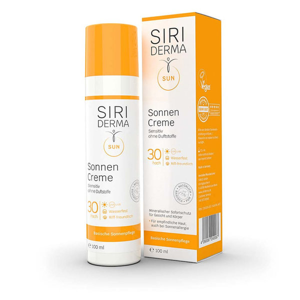 Siriderma Sonnencreme ohne Duft 100 ml LSF30